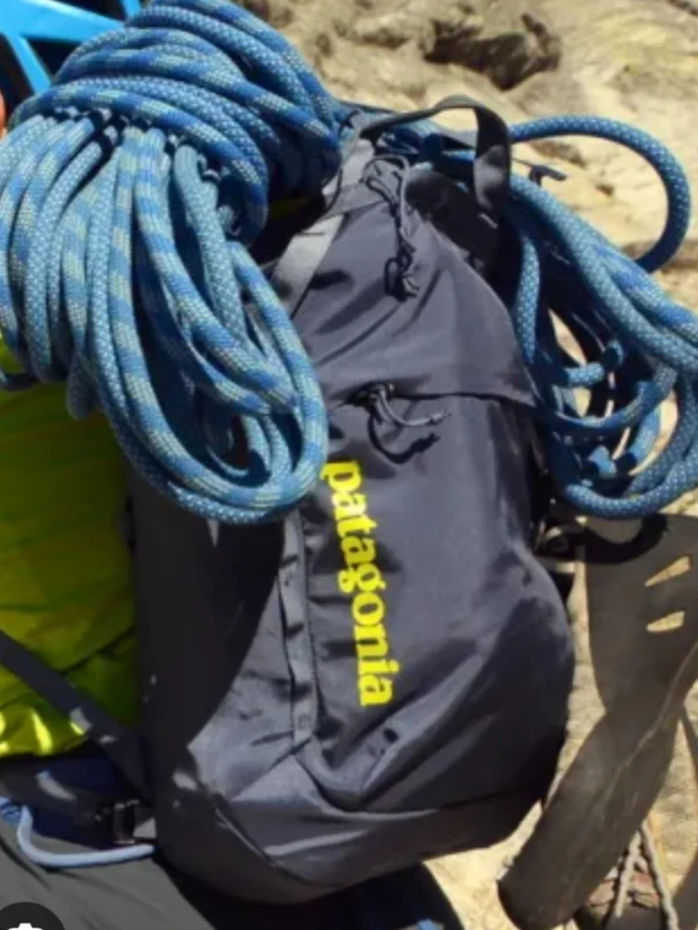 Patagonia One Blue Grey Backpack Roll-top Linked 28L